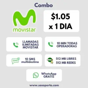 MOVISTAR EC COMBO - X 1 DIA