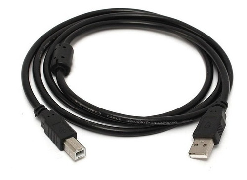 CABLE USB PARA IMPRESORA - 1.8M - USB TIPO B CON FILTRO - Epson / HP / Canon