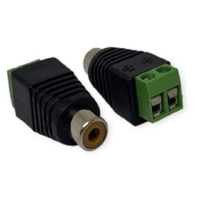 PLUG RCA HEMBRA CON BORDERAS