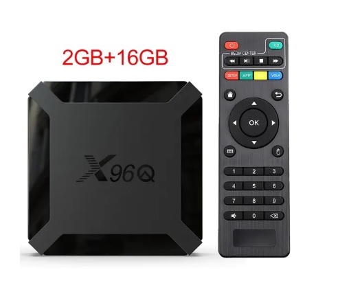 TV BOX - X96Q 2GB - 16GB Android 10 H313 Quad Core 4K 2.4G Wifi Allwinner
