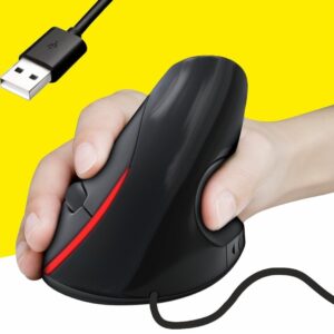 MOUSE VERTICAL ERGONOMICO USB